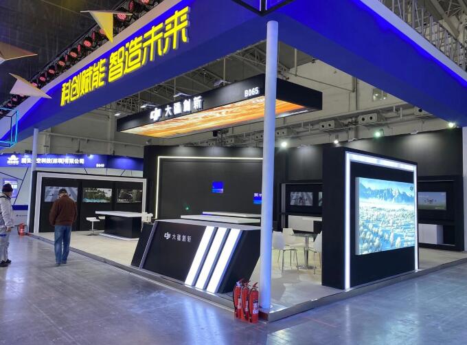 上海展台搭建之大疆创新无人机展台